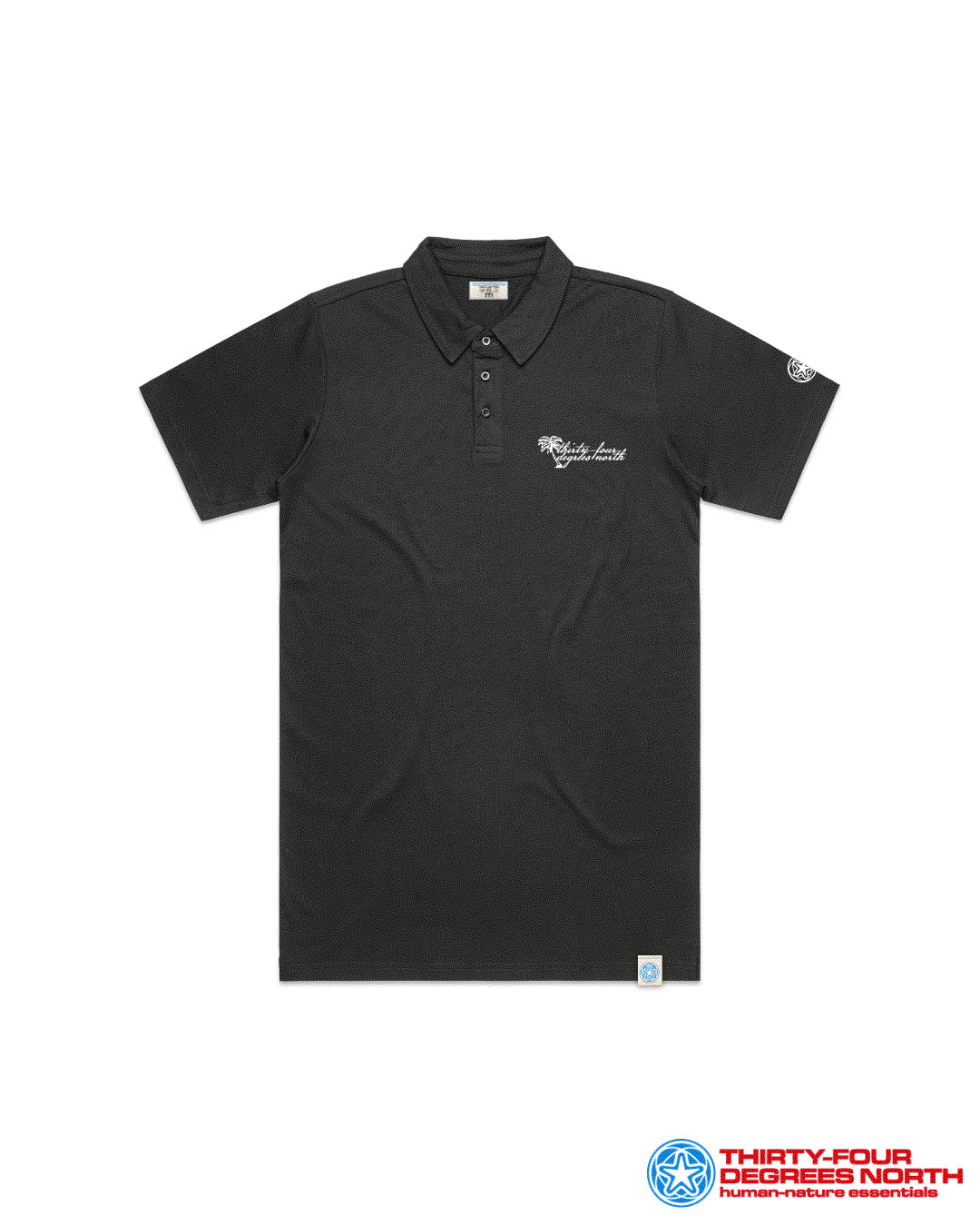 Men’s Slim Course Palm Polo - Fossil Gray