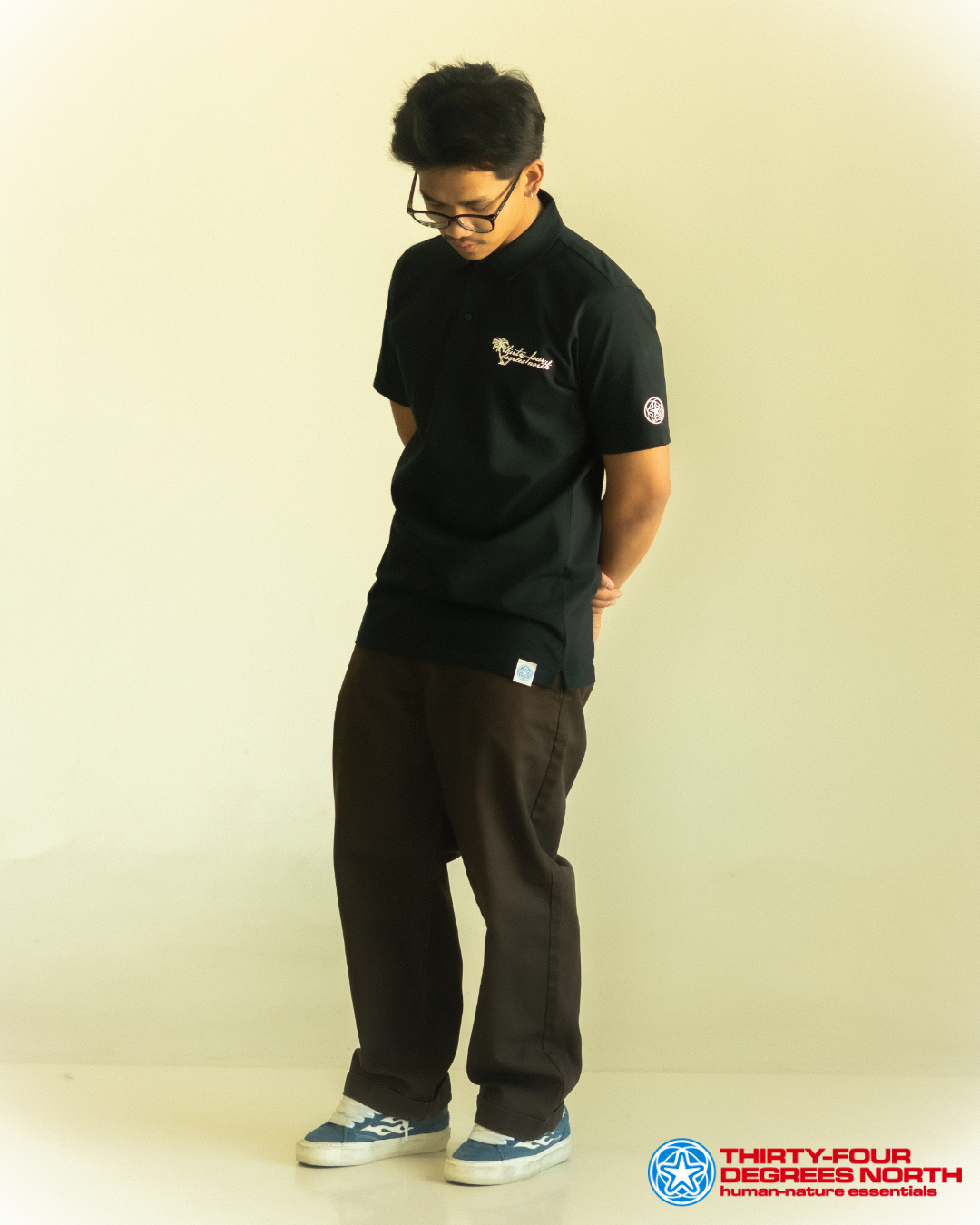 Men’s Slim Course Palm Polo - Naval Blue